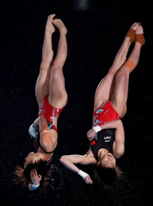 China’s Chen/Quan combo dive to gold in women’s platform synchro