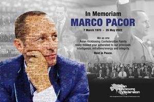Asian Kickboxing Confederation mourns Marco Pacor, 52