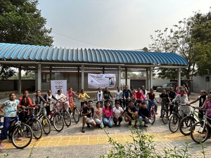 IOC Young Leader uses bicycles to change the lives of young girls in India