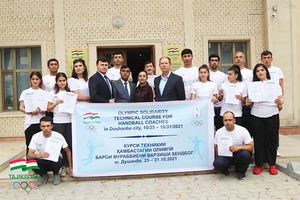 Tajikistan NOC continues handball development with technical course for coaches