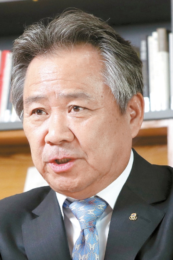 KSOC President and IOC Member Lee Kee Heung. © Korea JoongAng Daily