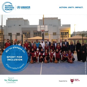 QOC strengthens commitment to support refugees through sport