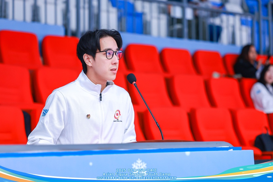 ISU’s Julian Yee hopes 2025 Asian Figure Skating Youth Camp is the first step in OCA collaboration