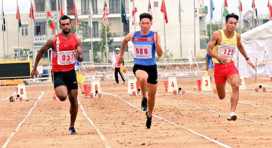 Beach athletics at the 5th Asian Beach Games in Danang, Vietnam (Photo: Times of Oman)