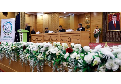 Ashgabat 2017 project presented at Sport Congress