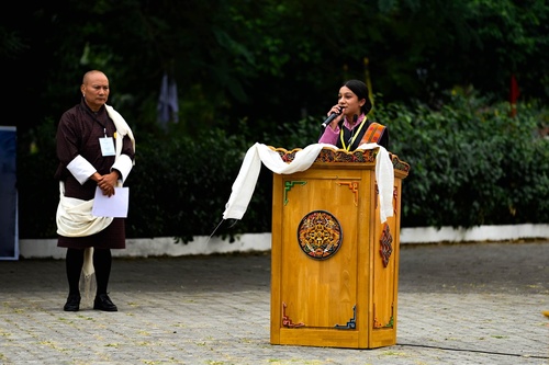 OCA Youth Reporter from Bhutan, Meera Regmi, takes centre-stage at National School Games