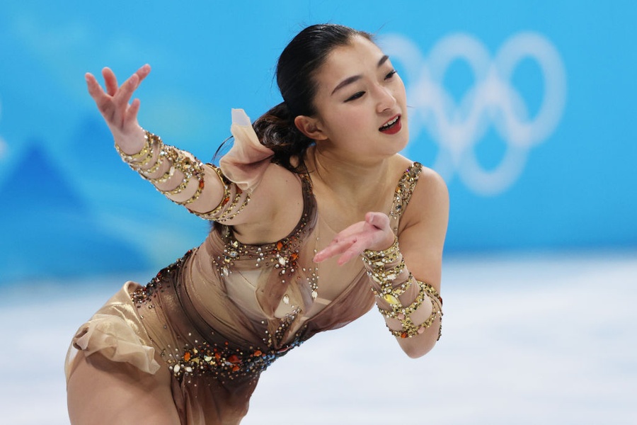 Kaori Sakamoto is in third place after the short programme. (Photo: ISU Figure Skating)