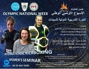 Palestine online kickboxing seminar a great hit among athletes