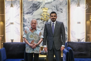 OCA President Sheikh Joaan meets with His Majesty the King and the Prime Minister of Malaysia