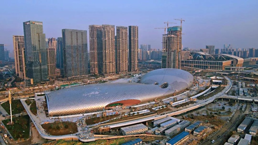 Hangzhou 2022 aquatics centre to be completed this month