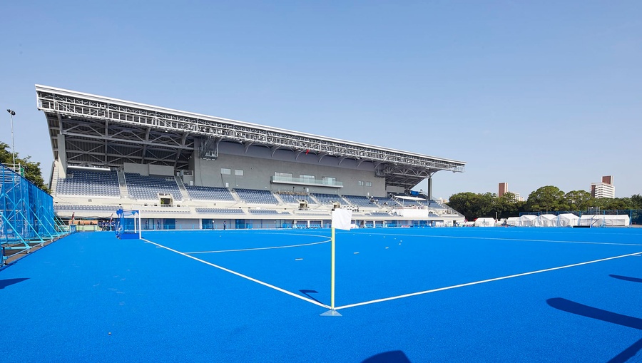 Oi Hockey Stadium. © Tokyo 2020