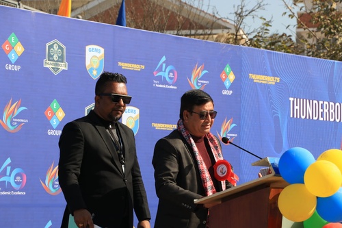 Nepal NOC President officiates at GEMS Thunderbolts Cup 2024 opening ceremony