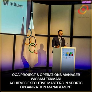 OCA celebrates MEMOS honour for Wissam Trkmani