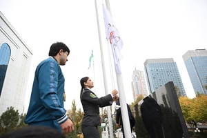 OCA flag symbolically raised as Uzbekistan honours 3rd AYG medallists