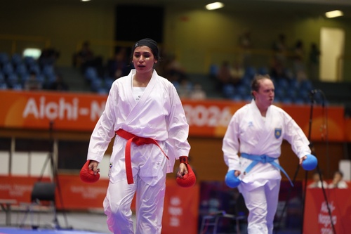 Saudi Arabia’s Dina Mustafa claims historic Asian Games karate bronze