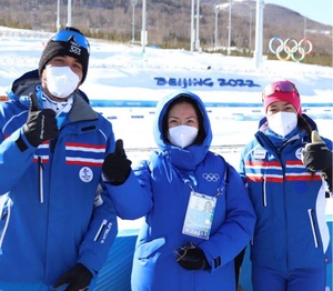 OCA EB member visits Thai cross-country skiers