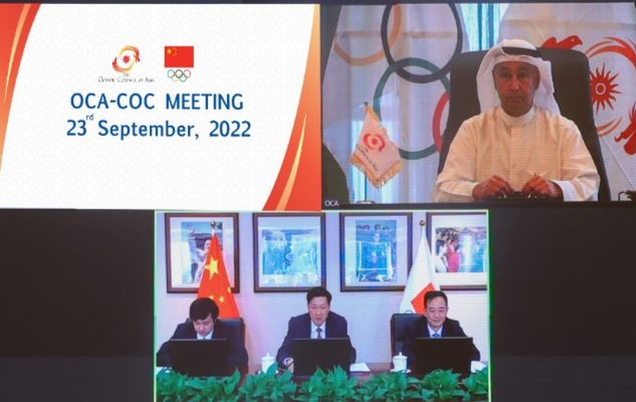 OCA Director General Husain Al Musallam lauds COC President Gao Zhidan