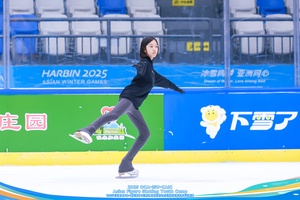 Baby of the Harbin camp Lehan Chen has set her sights on being creative – off ice