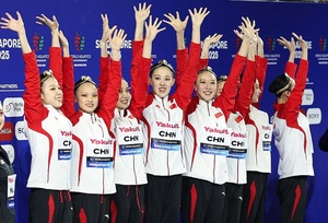 China claims third artistic swimming gold at Singapore 2025