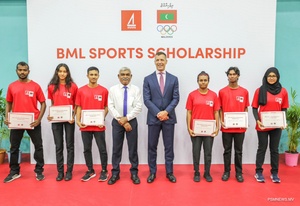 Maldives NOC picks seven athletes for Bank of Maldives sports scholarships