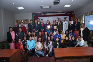 Nepal NOC honours two outstanding female athletes