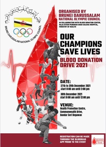 Brunei Darussalam NOC organises blood donation drive