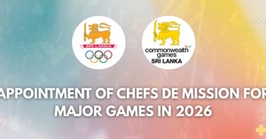 Sri Lanka NOC announces Chefs de Mission for major games in 2026