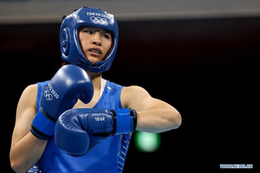 China’s Li defeats India’s Borgohain for women’s 66-75 kg boxing gold