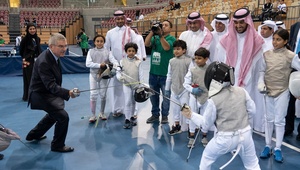 IOC President impressed with sports development in Saudi Arabia