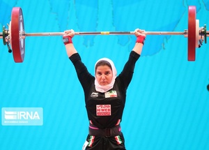 Basami first Iranian woman at Weightlifting World Championships