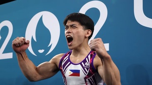 Yulo makes Olympic history for Philippines with gymnastics gold