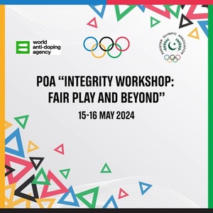 Pakistan Olympic Association to hold integrity workshop for athletes