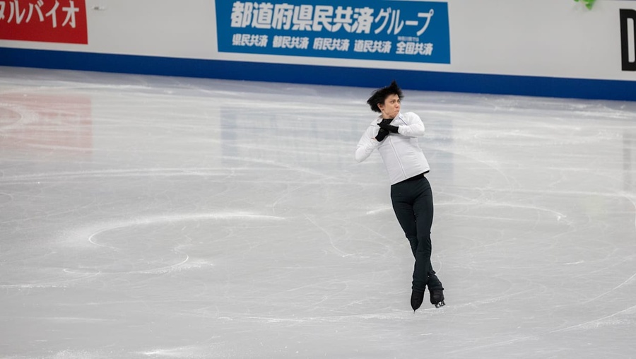 Yuzuru Hanyu will be aiming for an Olympic Games golden hat trick in Beijing. © Kentaro Aragaki/Olympic Channel