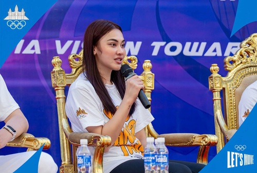 Three-time Olympian Vitiny joins Olympic Day athletes’ forum in Cambodia