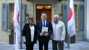 JOC President Yamashita visits ANOC HQ