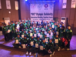 Pakistan Olympic Association carries out IOC Olympic Solidarity course in wrestling