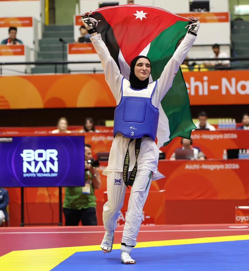 Jordan’s Fadia Khirfan strikes Asian Games taekwondo gold