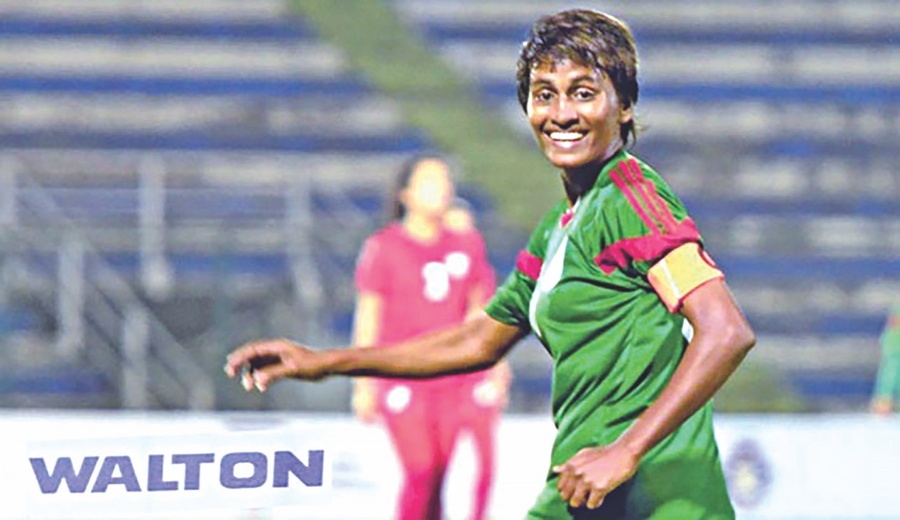 Bangladesh women's team captain Sabina Khatun. © The Daily Star