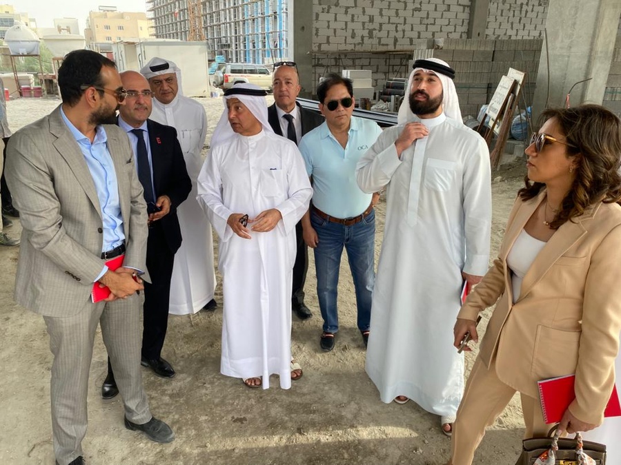 OCA leaders visit swimming centre for Bahrain AYG