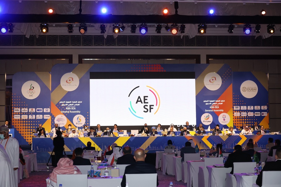 Road to Asian Games 2022 launched by OCA and Asian Electronic Sports Federation at 40th General Assembly in Dubai