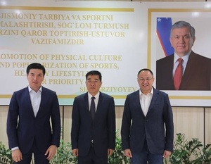 Chinese company updates Uzbekistan sports leaders on Olympic City