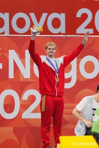 More than a gold medal: Arkhangelskiy finds relief in the pool