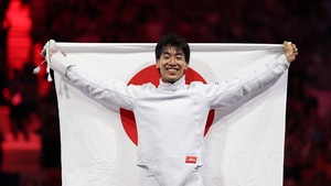 Kano strikes like lightning to secure men’s epee individual gold