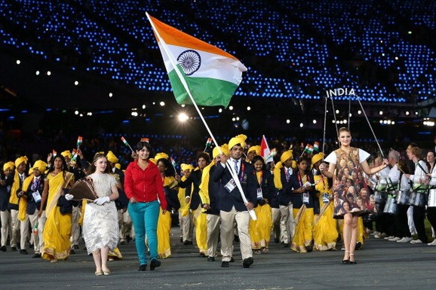 India at the 2016 Rio Olympics Opening Ceremony. © Getty Images