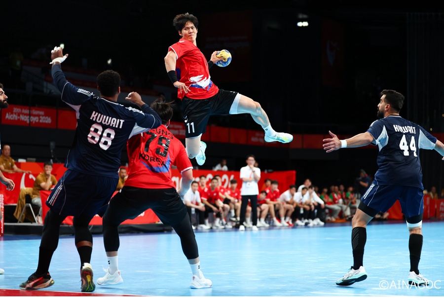 Korea finish strongly to hold off Kuwait in men’s handball