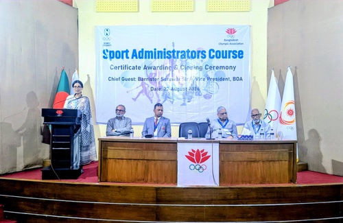 Bangladesh NOC holds OS Sports Administrators Course