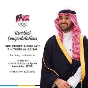 OCM President congratulates HRH Prince Abdulaziz on ISSA re-election