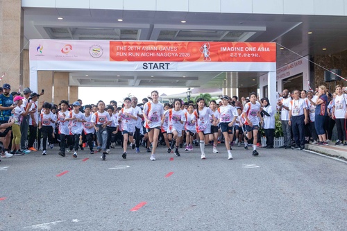 Five continents join Asian Games Fun Run in Brunei