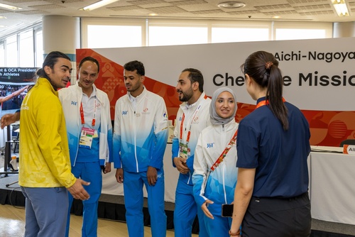 OCA Athletes Committee welcomes Refugee Team to Asian Games