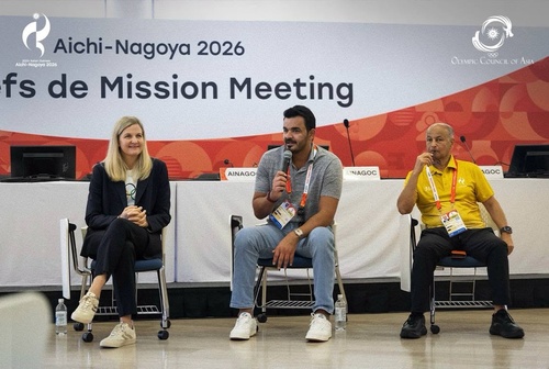 Olympic leaders visit Asian Games athletes’ village